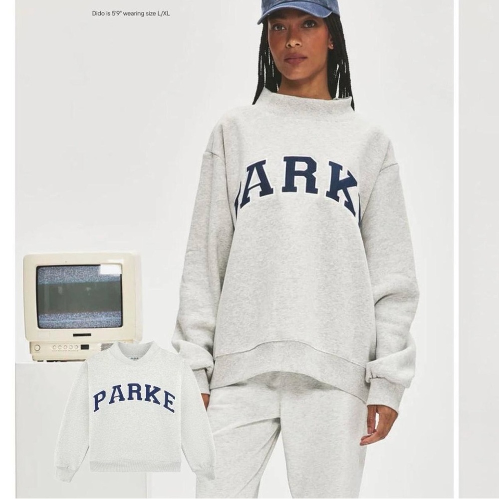 PARKE Nostalgia Grey Mockneck